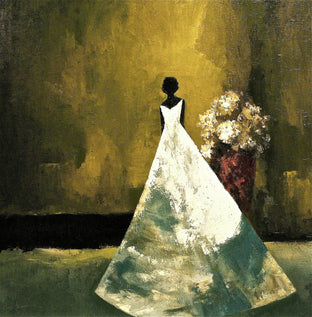Original art for sale at UGallery.com | Who Are These Angels XIX by Naoko Paluszak | $950 | oil painting | 24' h x 24' w | photo 1