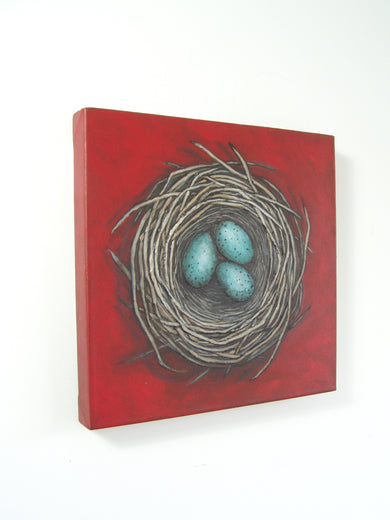 Who Will Love the Little Sparrows? by Jennifer Ross |  Context View of Artwork 
