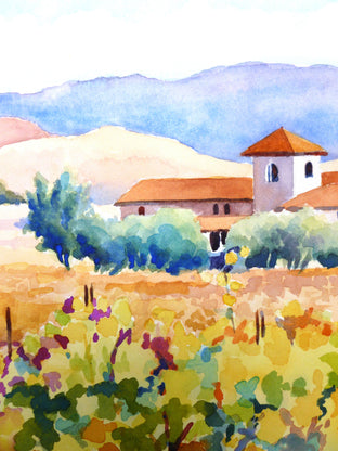 Wine Country by Catherine McCargar |   Closeup View of Artwork 