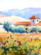 Original art for sale at UGallery.com | Wine Country by Catherine McCargar | $375 | watercolor painting | 10' h x 14' w | thumbnail 4