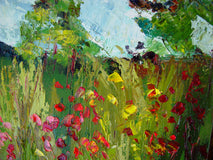 Original art for sale at UGallery.com | Won't You Come Out To Play by Judy Mackey | $625 | oil painting | 24' h x 18' w | thumbnail 2