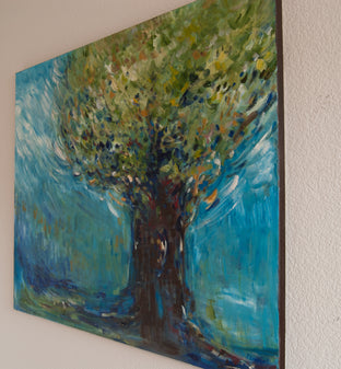 The Big Tree by Kajal Zaveri |  Side View of Artwork 