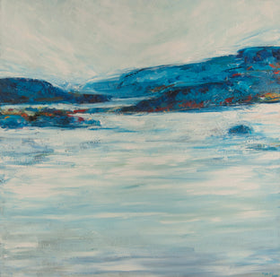 Original art for sale at UGallery.com | Still Waters by Kajal Zaveri | $1,500 | oil painting | 30' h x 30' w | photo 1