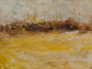 Original art for sale at UGallery.com | In the Distance by Kajal Zaveri | $2,775 | oil painting | 36' h x 48' w | photo 1