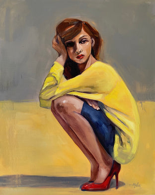 Woman in Yellow by Malia Pettit |  Artwork Main Image 