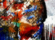 Original art for sale at UGallery.com | A Couple Geishas by Scott Dykema | $5,000 | mixed media artwork | 48' h x 60' w | thumbnail 3