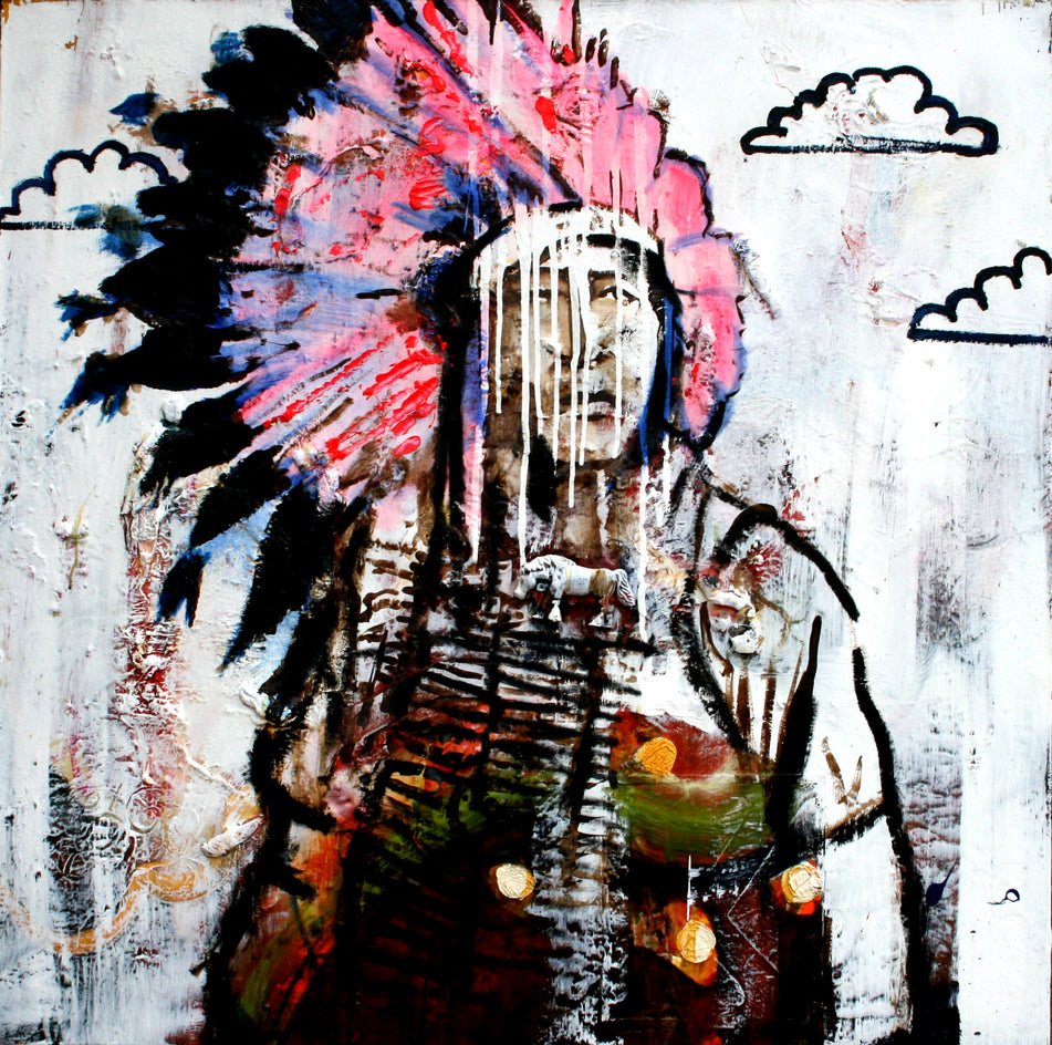 A Pink Headdress by Scott Dykema |  Artwork Main Image 