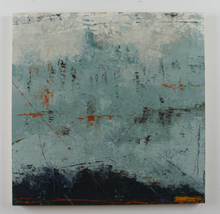 Happy Being Blue by Patricia Oblack |   Closeup View of Artwork 