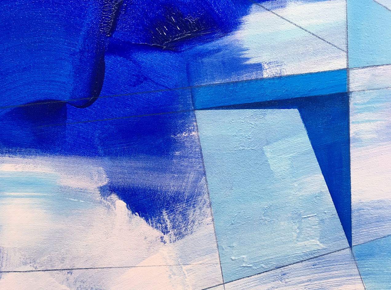 Abstract Landscape 70 by Paul Kirley |  Closeup View of Artwork 