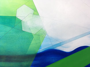 Original art for sale at UGallery.com | Abstract Landscape 72 by Paul Kirley | $2,400 | acrylic painting | 36' h x 48' w | photo 4