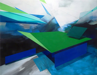 Original art for sale at UGallery.com | Abstract Landscape 68 by Paul Kirley | $2,400 | acrylic painting | 36' h x 48' w | photo 1