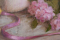 Original art for sale at UGallery.com | Tea and Posies by Lisa Nielsen | $500 | oil painting | 9' h x 12' w | thumbnail 4