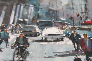 Morning in Trafalgar by Maximilian Damico |   Closeup View of Artwork 