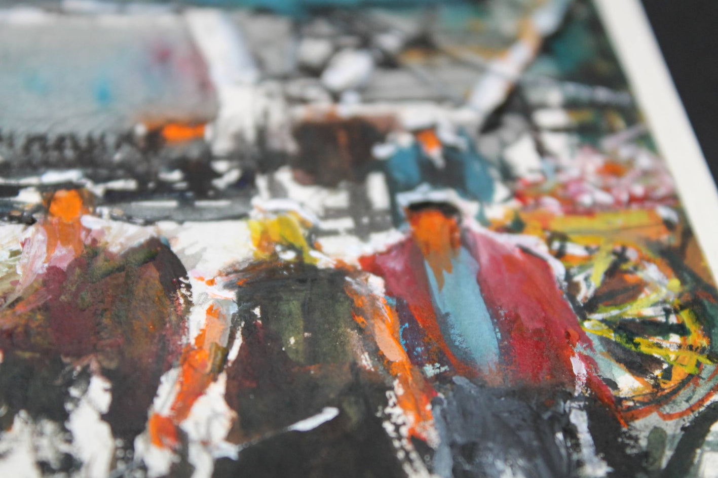 Paris Local Market by Maximilian Damico |  Closeup View of Artwork 