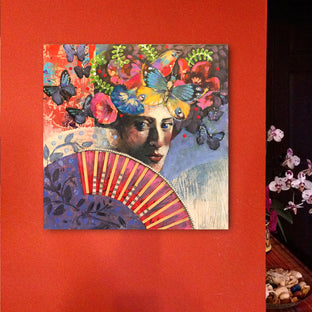 Original art for sale at UGallery.com | Adornment by Darlene McElroy | $575 | mixed media artwork | 12' h x 12' w | photo 4