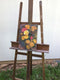 Original art for sale at UGallery.com | A Riot of Roses by Lisa Nielsen | $575 | oil painting | 16' h x 12' w | thumbnail 3