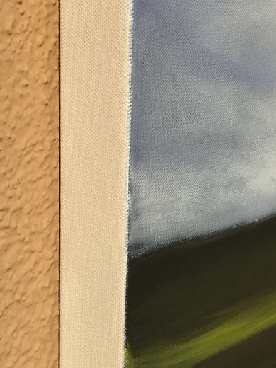 Aerial Dramatics XVII by Mandy Main |  Side View of Artwork 