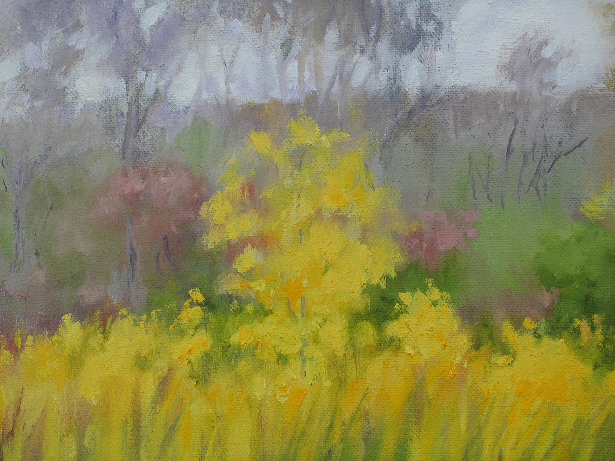 A Fork in the Road by Suzanne Massion |  Closeup View of Artwork 