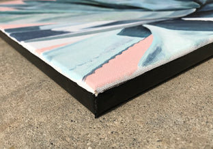 Agave with Coral by Alana Clumeck |  Side View of Artwork 
