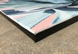 Original art for sale at UGallery.com | Agave with Coral by Alana Clumeck | $800 | acrylic painting | 30' h x 24' w | thumbnail 2