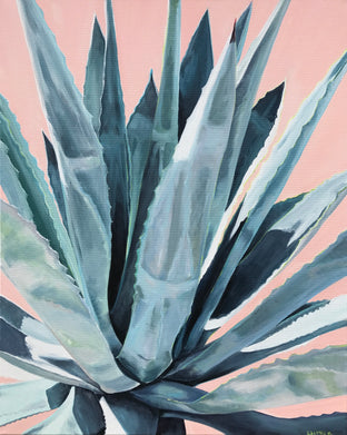 Agave with Coral by Alana Clumeck |  Artwork Main Image 