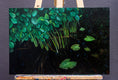 Original art for sale at UGallery.com | Pond in Turtul by Agnieszka Potrzebnicka | $900 | oil painting | 15.7' h x 23.7' w | thumbnail 3