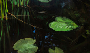 Pond in Turtul by Agnieszka Potrzebnicka |   Closeup View of Artwork 