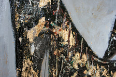 Original art for sale at UGallery.com | A Humble Horse With Wings Dos by Scott Dykema | $2,850 | mixed media artwork | 36' h x 36' w | thumbnail 2