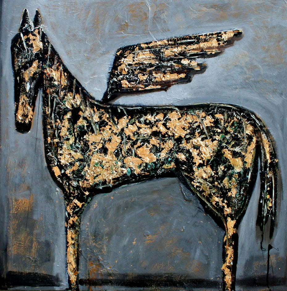 A Humble Horse With Wings Dos by Scott Dykema |  Artwork Main Image 