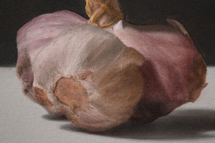 Original art for sale at UGallery.com | Garlic by Daniel Caro | $650 | oil painting | 7.08' h x 7.87' w | photo 4