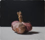 Original art for sale at UGallery.com | Garlic by Daniel Caro | $650 | oil painting | 7.08' h x 7.87' w | thumbnail 1