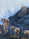 Original art for sale at UGallery.com | Exodus by Alana Clumeck | $2,300 | acrylic painting | 36' h x 36' w | thumbnail 4