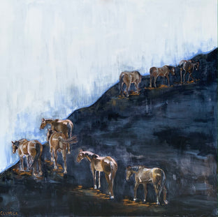 Original art for sale at UGallery.com | Exodus by Alana Clumeck | $2,300 | acrylic painting | 36' h x 36' w | photo 1