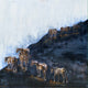 Original art for sale at UGallery.com | Exodus by Alana Clumeck | $2,300 | acrylic painting | 36' h x 36' w | thumbnail 1
