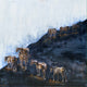 Original art for sale at UGallery.com | Exodus by Alana Clumeck | $2,300 | acrylic painting | 36' h x 36' w | thumbnail 1