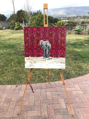 Original art for sale at UGallery.com | Opulence by Alana Clumeck | $700 | acrylic painting | 20' h x 20' w | photo 3