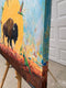 Original art for sale at UGallery.com | Playful by Alana Clumeck | $2,300 | acrylic painting | ' h x 36' w | thumbnail 2