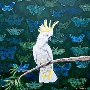 Original art for sale at UGallery.com | Yellow Crested Cockatoo by Alana Clumeck | $700 | acrylic painting | 20' h x 20' w | photo 1