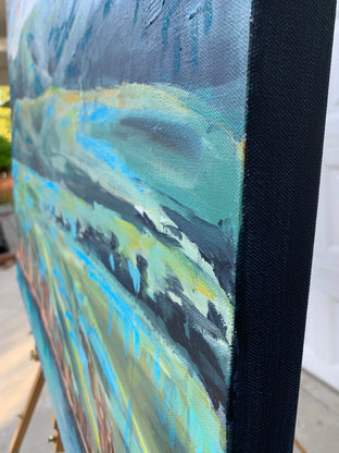 Original art for sale at UGallery.com | The Best of Both Worlds by Alana Clumeck | $2,600 | mixed media artwork | 36' h x 48' w | photo 2