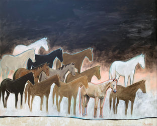 Original art for sale at UGallery.com | The One by Alana Clumeck | $4,600 | mixed media artwork | 48' h x 60' w | photo 1