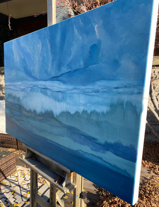Original art for sale at UGallery.com | A Winter Dream by Alicia Dunn | $2,500 | acrylic painting | 30' h x 48' w | photo 2