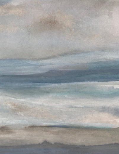 Changing Light by Alicia Dunn |  Side View of Artwork 