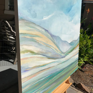 Original art for sale at UGallery.com | Distant Daydreams by Alicia Dunn | $2,800 | acrylic painting | 48' h x 48' w | photo 2