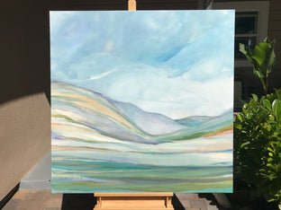 Original art for sale at UGallery.com | Distant Daydreams by Alicia Dunn | $2,800 | acrylic painting | 48' h x 48' w | photo 3