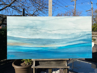 Original art for sale at UGallery.com | Looking Outward by Alicia Dunn | $2,200 | acrylic painting | 24' h x 48' w | photo 4