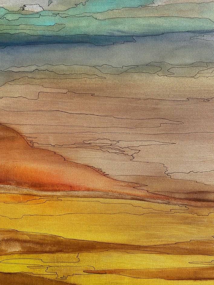 Passing Shadows by Alicia Dunn |  Closeup View of Artwork 