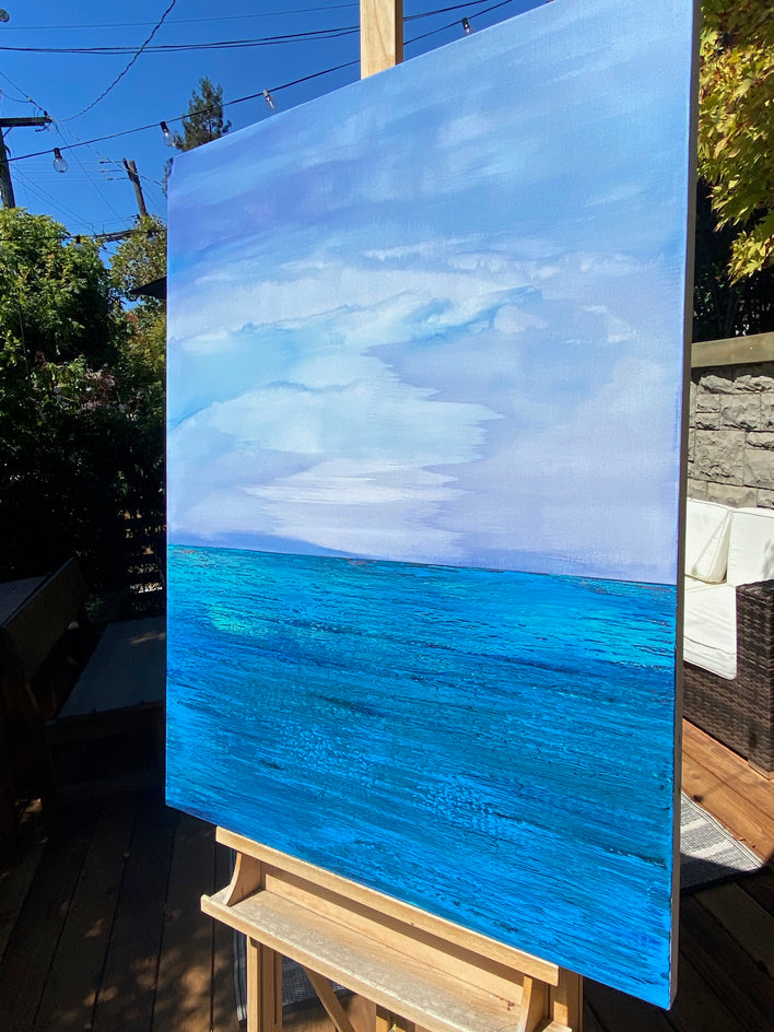 Truth Reflection by Alicia Dunn |  Side View of Artwork 
