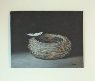 Original art for sale at UGallery.com | Alight by Jennifer Ross | $350 | acrylic painting | 11' h x 14' w | photo 3