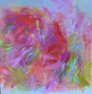 Original art for sale at UGallery.com | Abstract Garden by Alix Palo | $550 | acrylic painting | 24' h x 24' w | photo 1