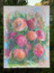 Original art for sale at UGallery.com | Backyard Garden Party by Alix Palo | $1,300 | acrylic painting | 48' h x 36' w | thumbnail 3